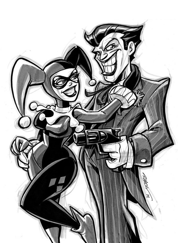 Joker/Harley Quinn by Roger Andrews