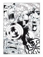 Captain America Rogue's Gallery Comic Art