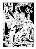 Harley Quinn Voodoo Comic Art