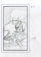 2 of Cups - Apollo/Midnighter prelim Page Preliminary Comic Art