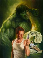 Hulk Painting Comic Art