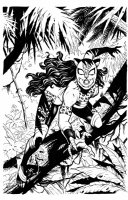The Jaguar Cover (Archie Comics) Comic Art